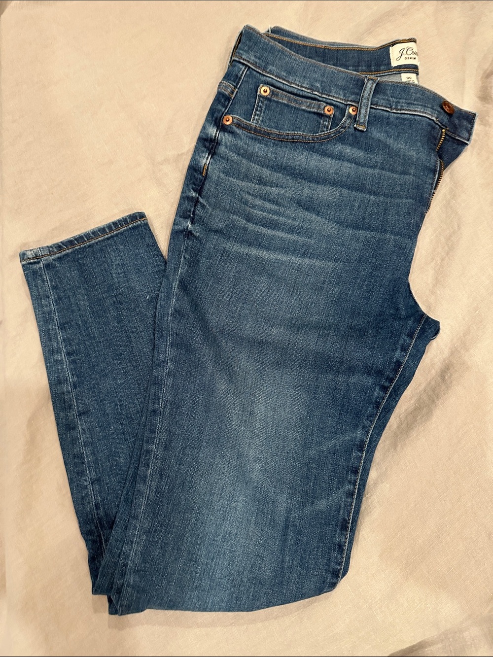 J. Crew 9” Highrise Toothpick Jeans